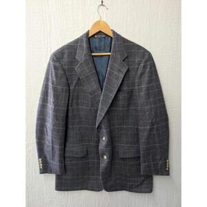 Austin Reed Plaid Wool Flannel Blazer Sport Coat Heritage Classic